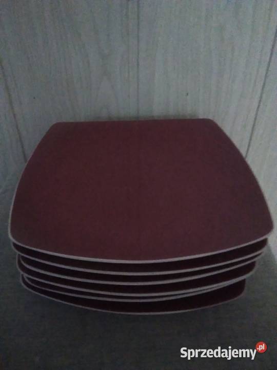 Komplet 6 talerzy porcelanowych