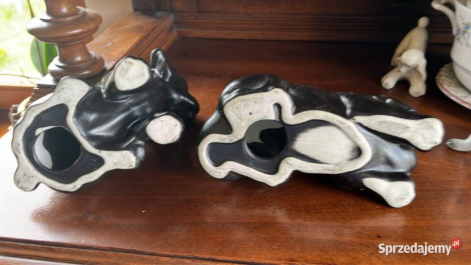 Figurka szczeniaka doga Z lat 60 XX wieku Porcelana i szkło Gdańsk