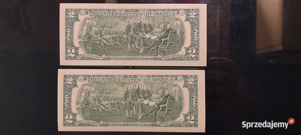 2 dolary usa kolejne UNC Warszawa