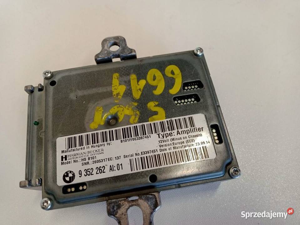 WZMACNIACZ BMW F10 F20 HARMANBECKER 9352262 Rakoniewice