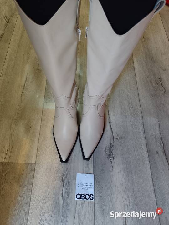 40 ASOS Design Real Leather skórzane kozaki Kraków sprzedam
