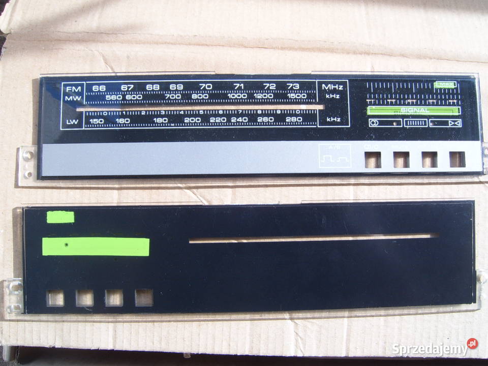 front panel przedni skala tuner UNITRA diora AS