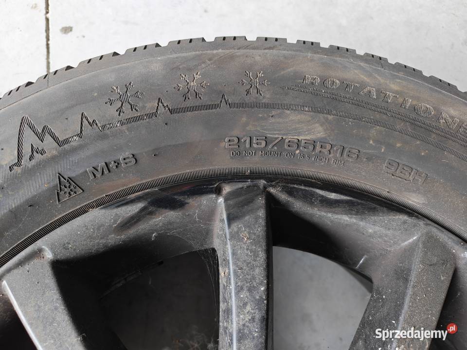 Koła zimowe 16 21565R16 Felgi BORBET Rozstaw Krzyżowa