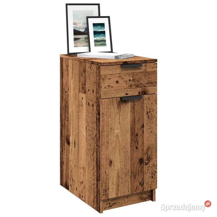 Szafka biurkowa stare drewno 33x50x75 WM856997 Pozostałe