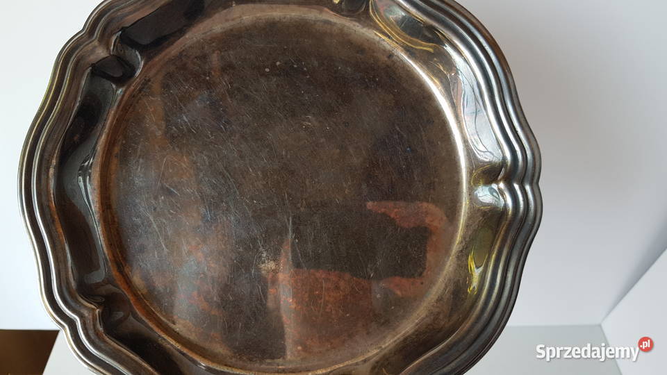 Platerowana stara misa patera Pozostałe śląskie sprzedam