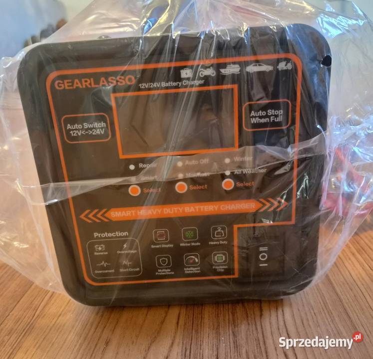 Ładowarka akumlatorowa samochodowa Gearlasso Prostowniki warsztatowe