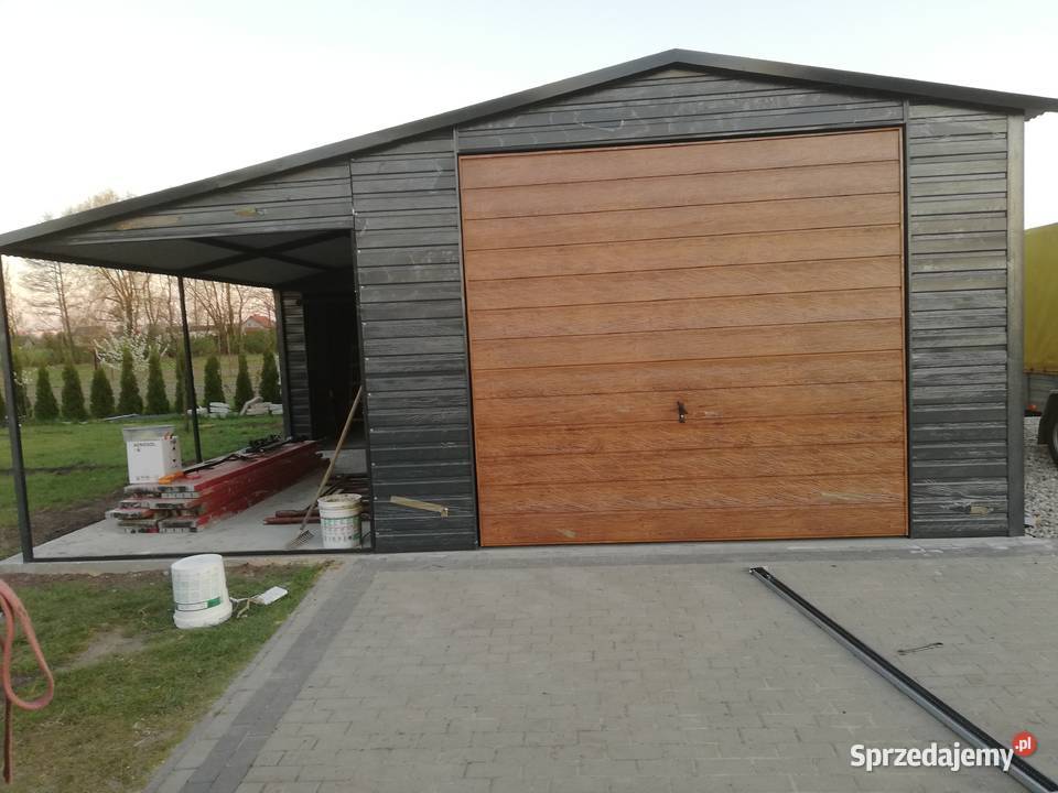 Garaż Blaszany ZADASZENIE BOCZNE Garaże Blaszane Płońsk