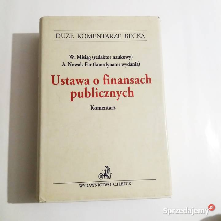 W Misiąg Ustawa o finansach publicznych Łódź
