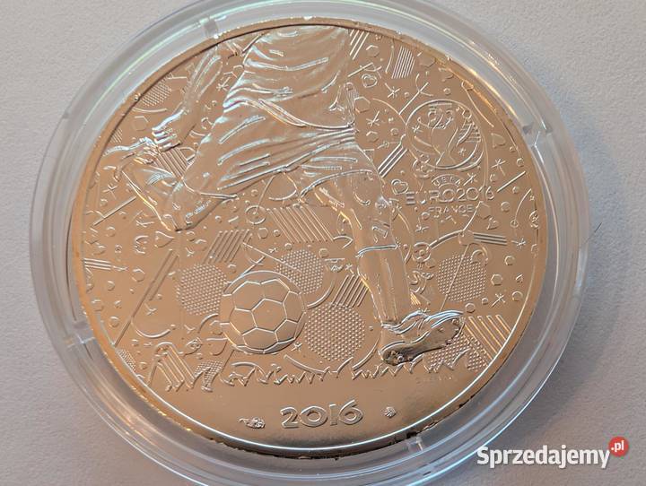 Srebrna Moneta 10 Euro EURO 2016 Francja Piła sprzedam