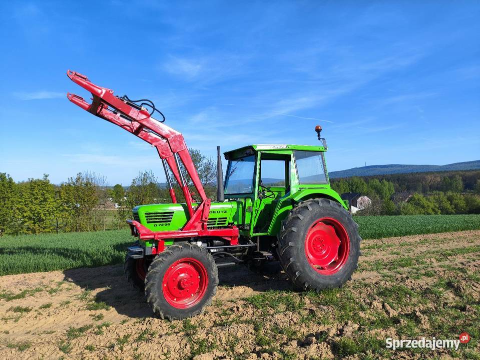Deutz 7206 4x4 tur łyżka krokodyl 70 Napęd 4x4 Deutz Bodzentyn