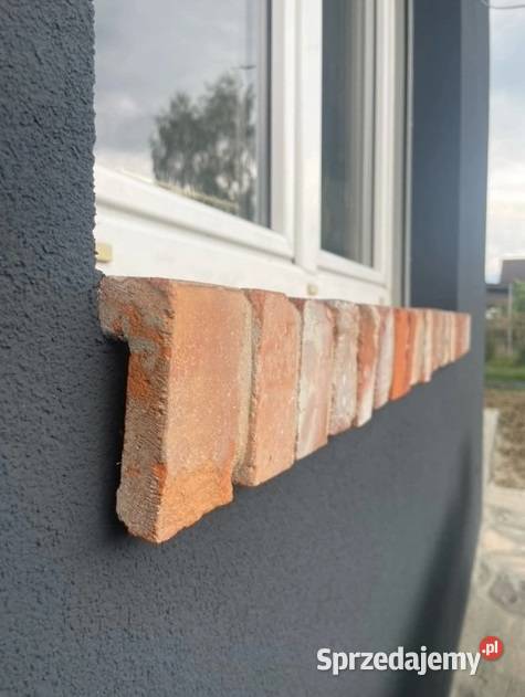 Stopnice z cegły rozbiórkowej na schody parapet Warszawa