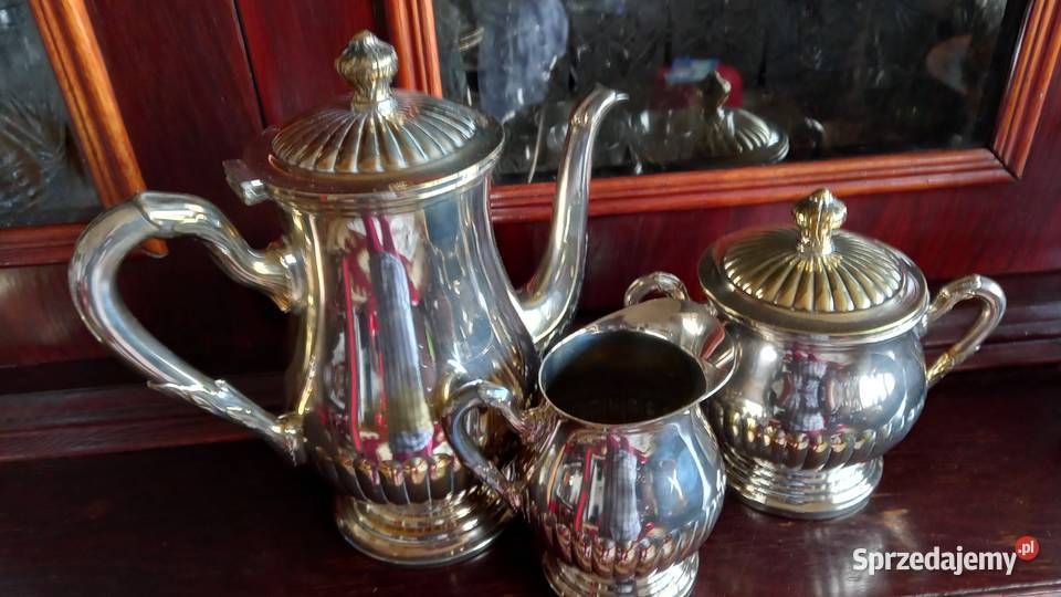Komplet srebrzony Warszawa