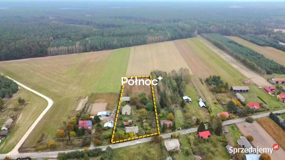 Siedlisko w sercu pojezierza na sprzedaż siatka Rudka Starościańska