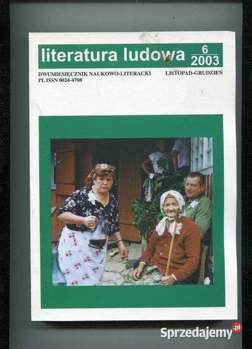 Literatura ludowa Rocznik 2003 Komplet 5 zachodniopomorskie Szczecin sprzedam