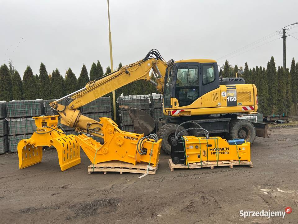 Nożyce hydrauliczne wyburzeniowe obrotowe kujawsko-pomorskie Kołodziejewo