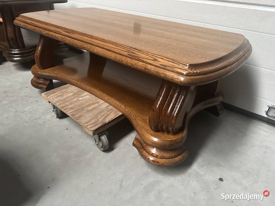 Masywna dębowa ława rustykalna 138 Sławoszewek