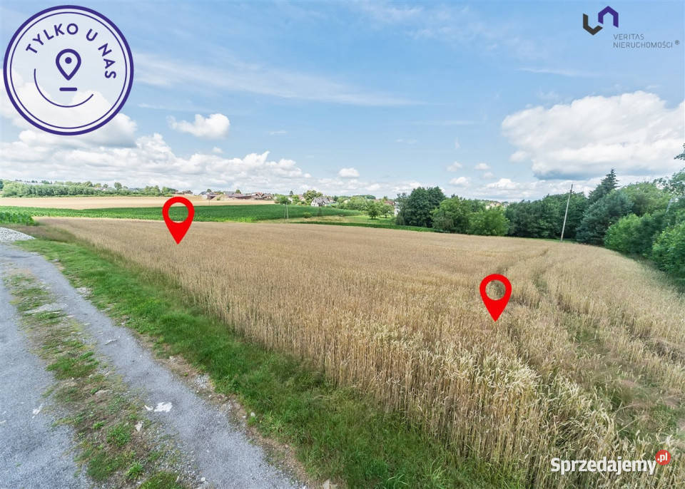 sprzedaży gruntu Rudzica 822 metry sprzedam