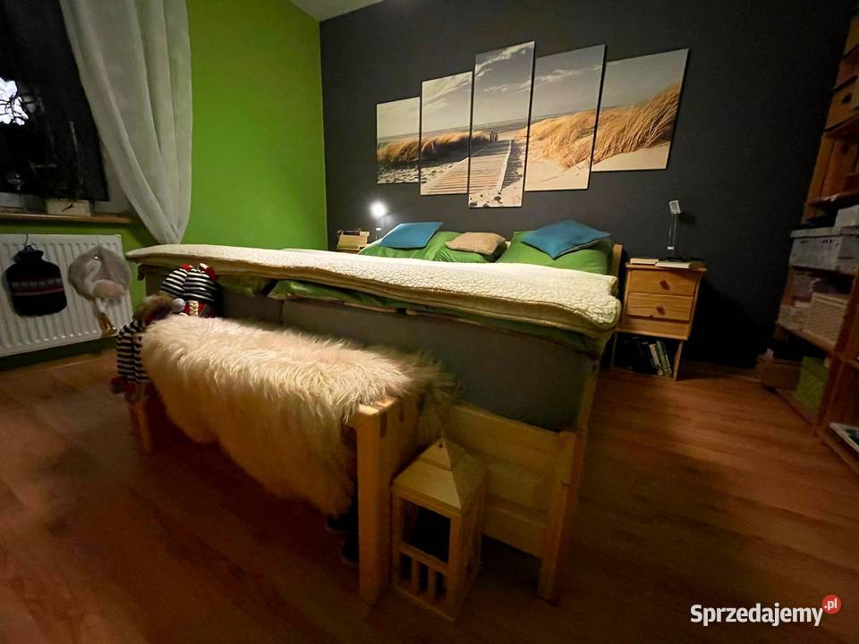 Ławka drewniana kwietnik półka siedzisko ozdoba inny kolor Radków