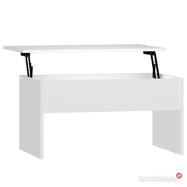 Stolik kawowy biały 80x505x415 materiał Warszawa sprzedam