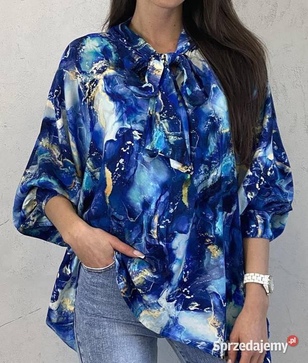 Bluzka z krawatkąkokardą w różne wzory kolory z sprzedam