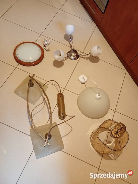 Lampy sufitowe wiszące 5 sztuk Kraków