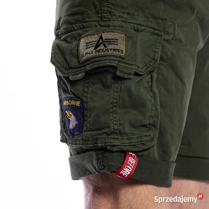 ALPHA INDUSTRIES krótkie szorty CREW PATCH dark Warszawa