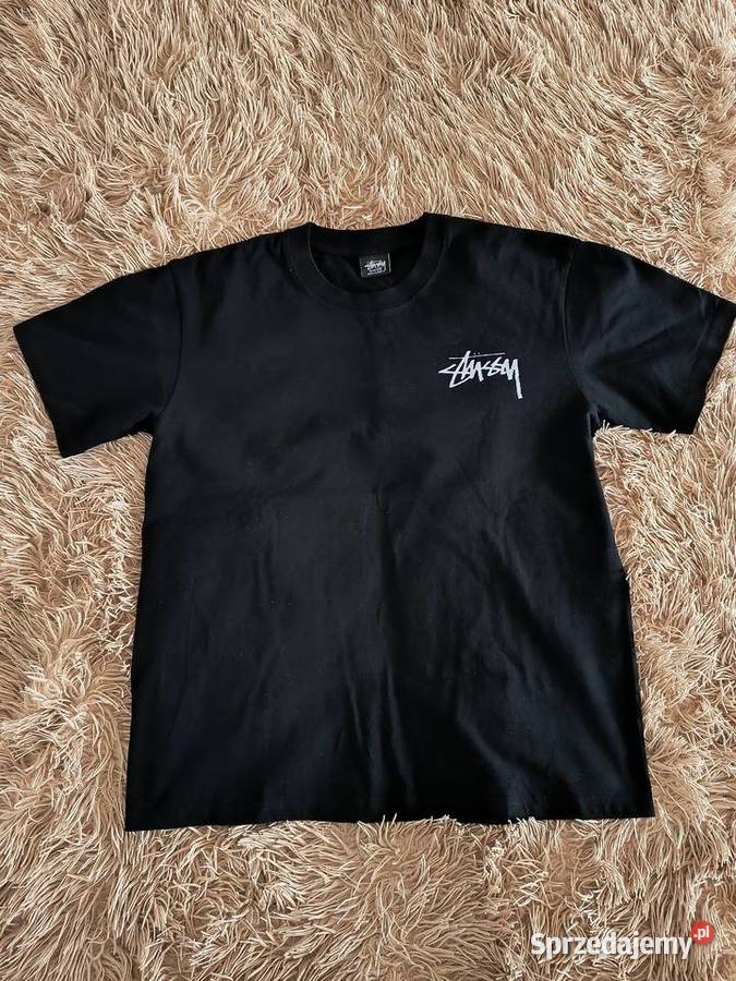 Stussy Dice Tee czarna oryginalna koszulka z lubelskie Lublin