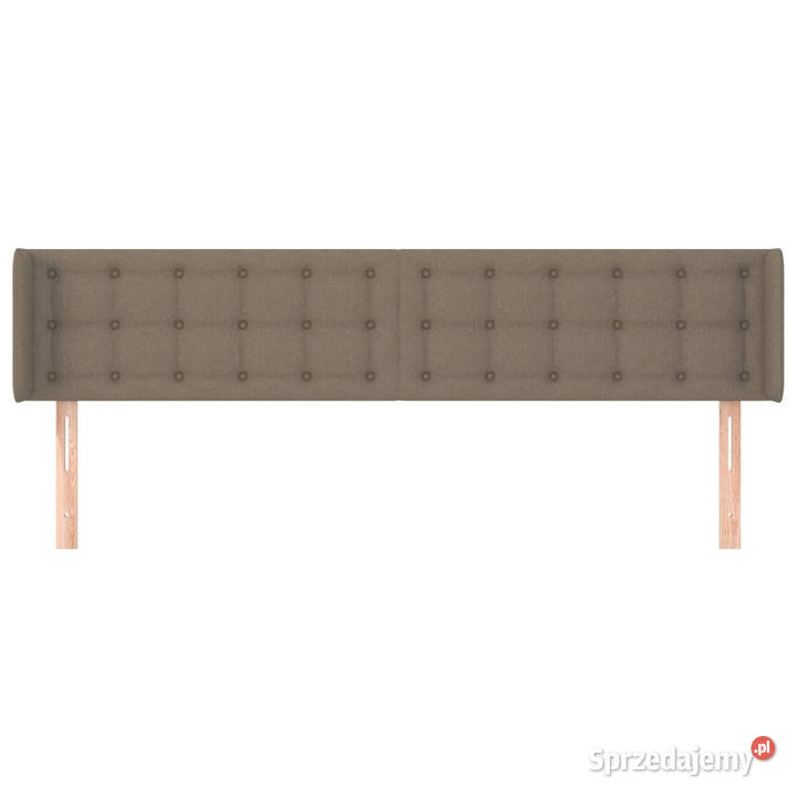 Zagłówek uszak taupe 183x16x7888 tkanina Warszawa