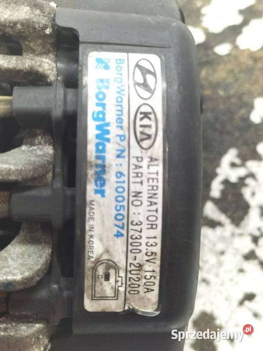 ALTERNATOR 373002U200 16 CRDI Hyundai i30 III