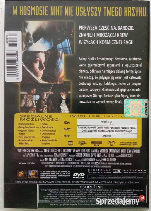 Obcy 15 Prometeusz 6xDVD Sigourney Weaver M łódzkie