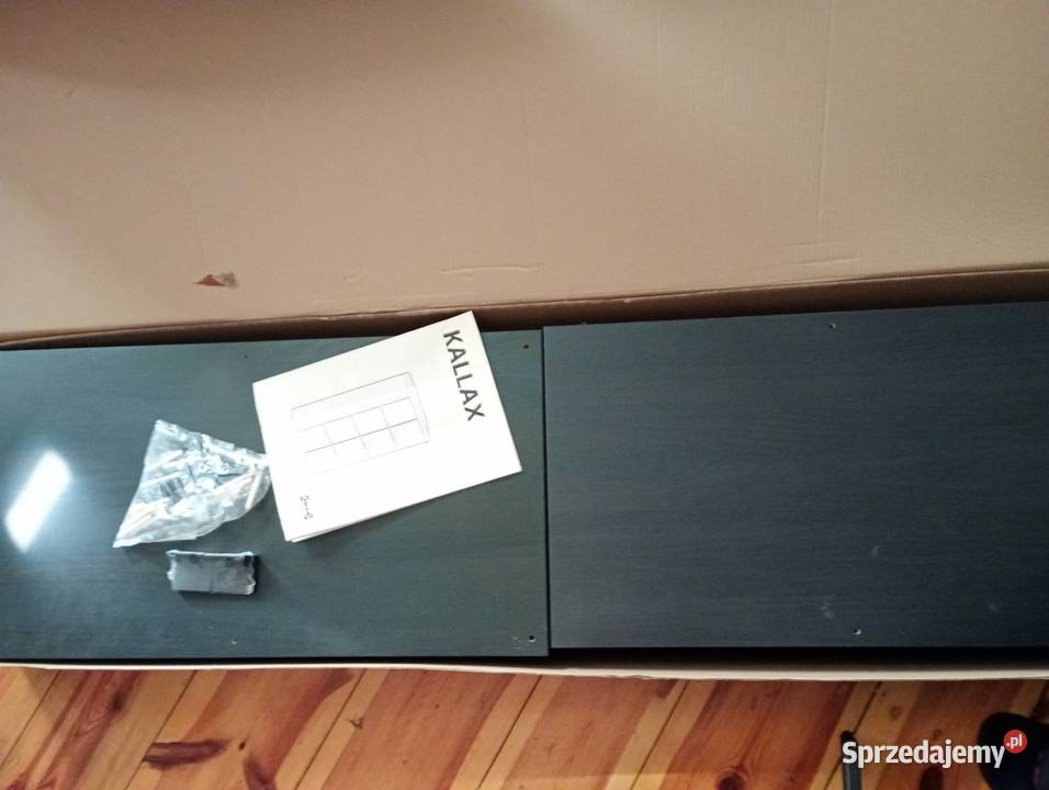 IKEA KALLAX regał 77x147 CZARNOBRĄZ Sławków