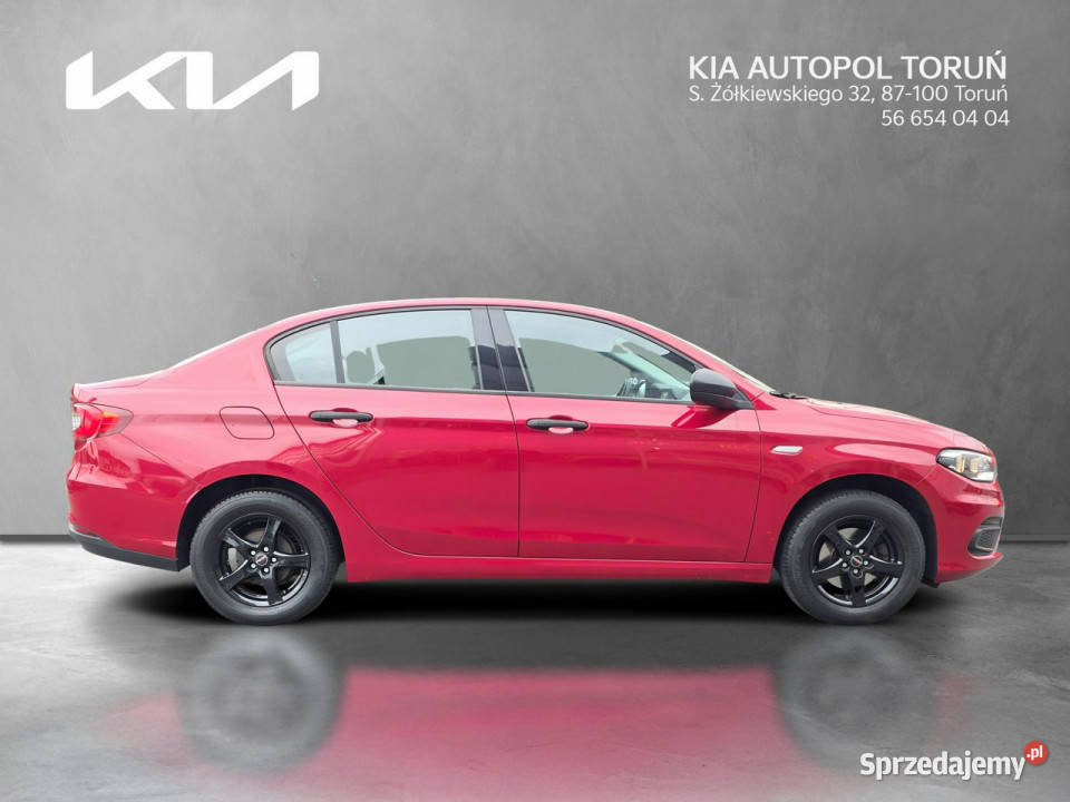 Fiat Tipo 99 przebiegusalon Bezwypadkowy II 2016 bordowy Toruń