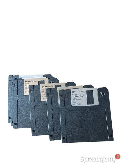 Dyskietki 35 Soennecken 144 MB 6 sztuk nowe