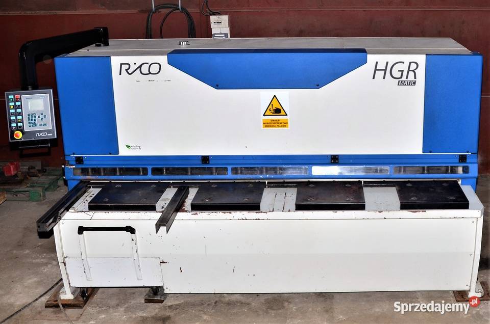 Nożyce Gilotynowe RICO HGR 310 MATIC CNC NOWE dolnośląskie Jawor
