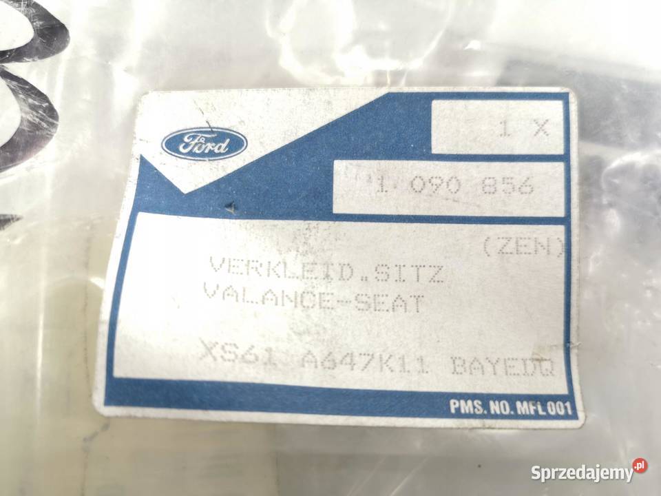 OSŁONA FOTELA PRAWY PRZÓD FORD FIESTA MK4 95 ASO
