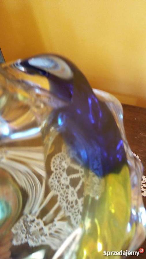 Kosz szkalny Hospodka Borocrystal Czechosłwoacja Łódź