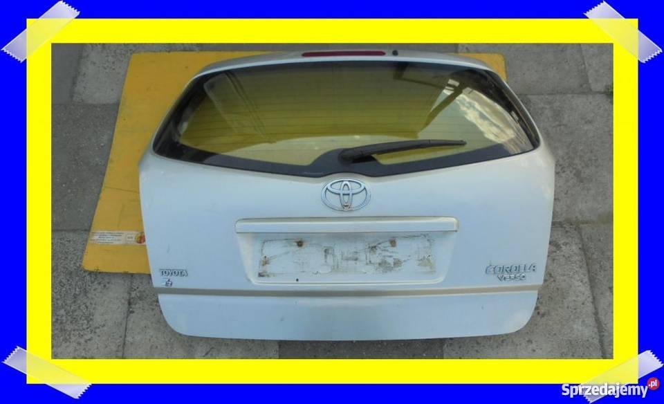Toyota corolla verso 2004 2007 klapa tył Wrocław sprzedam