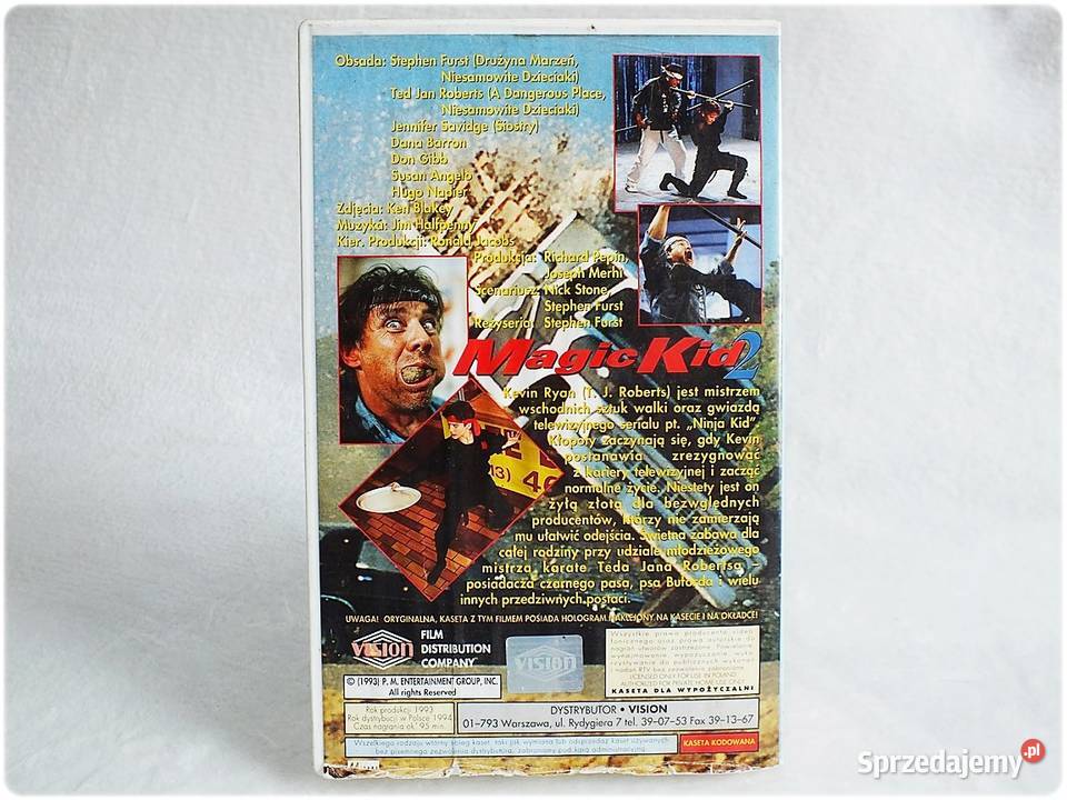 Kaseta VHS Niesamowite Dzieciaki Magic Kid Film VHS lubuskie Żary