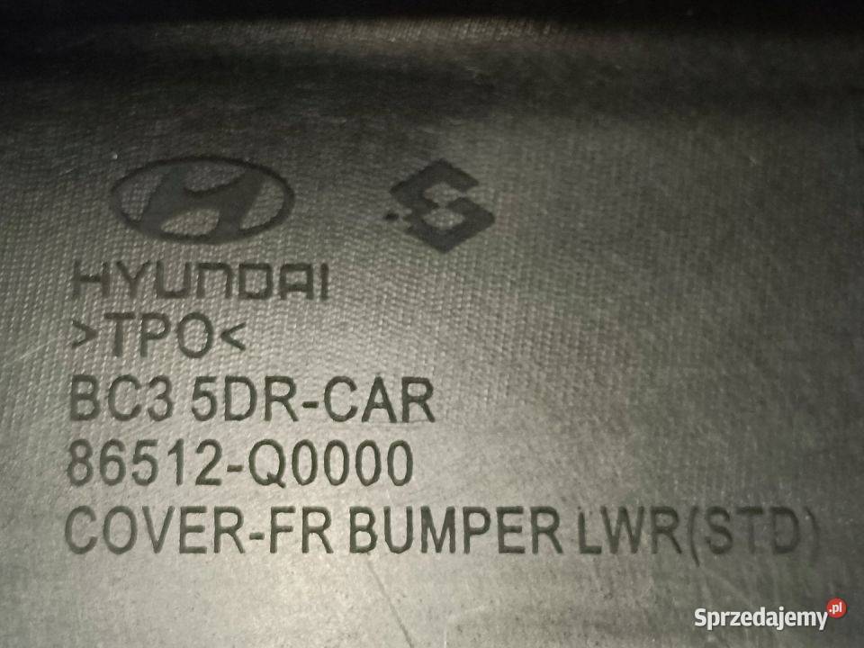 HYUNDAI I20 III SPOJLER DOKŁADKA ZDERZAKA PRZÓD osobowe Pleszew