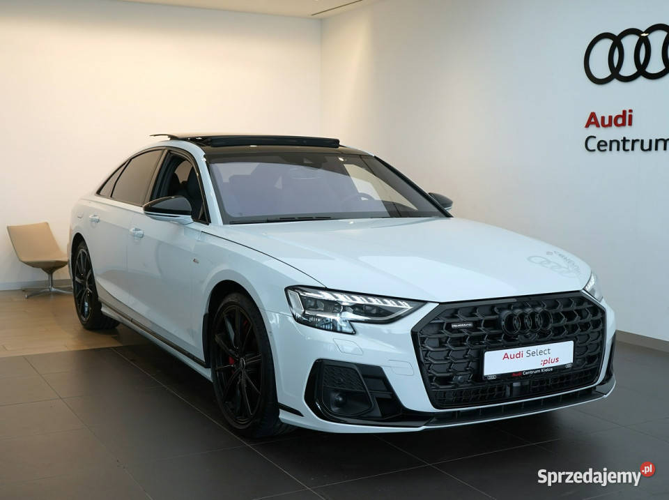 Audi A8 55TFSI e Quattro BOAdvance Panorama ACC ogranicznik prędkości Kielce