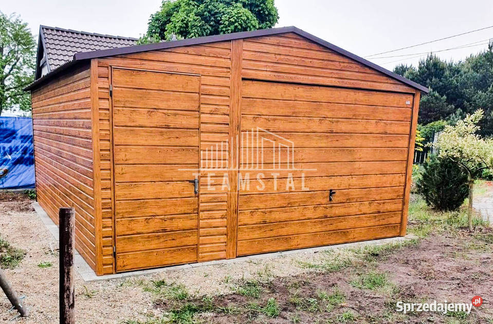 GARAŻ BLASZANY 45m x 5m dwuspad Brama drzwi Katowice