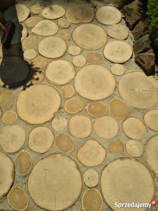 Bruk drewniany kosta drewniana pieńki plastry do Izdebnik