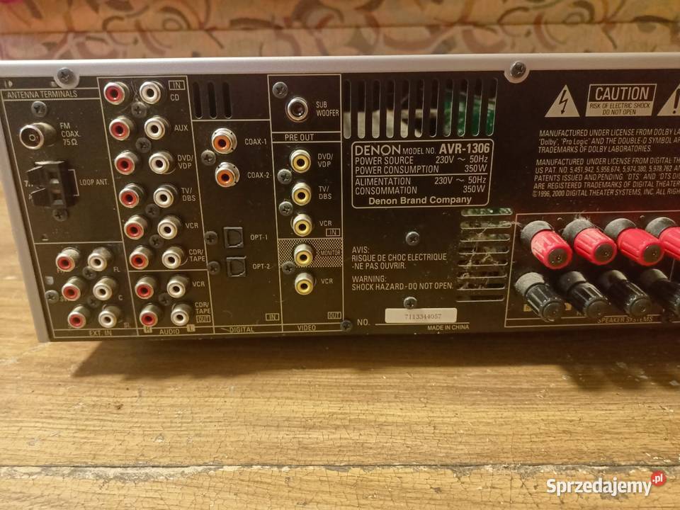 Amplituner Denon AVR1306 zachodniopomorskie Dębno sprzedam