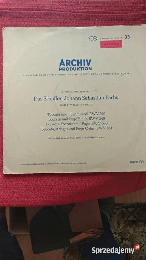 Płyty Sebastian Bachs Płyty i kasety