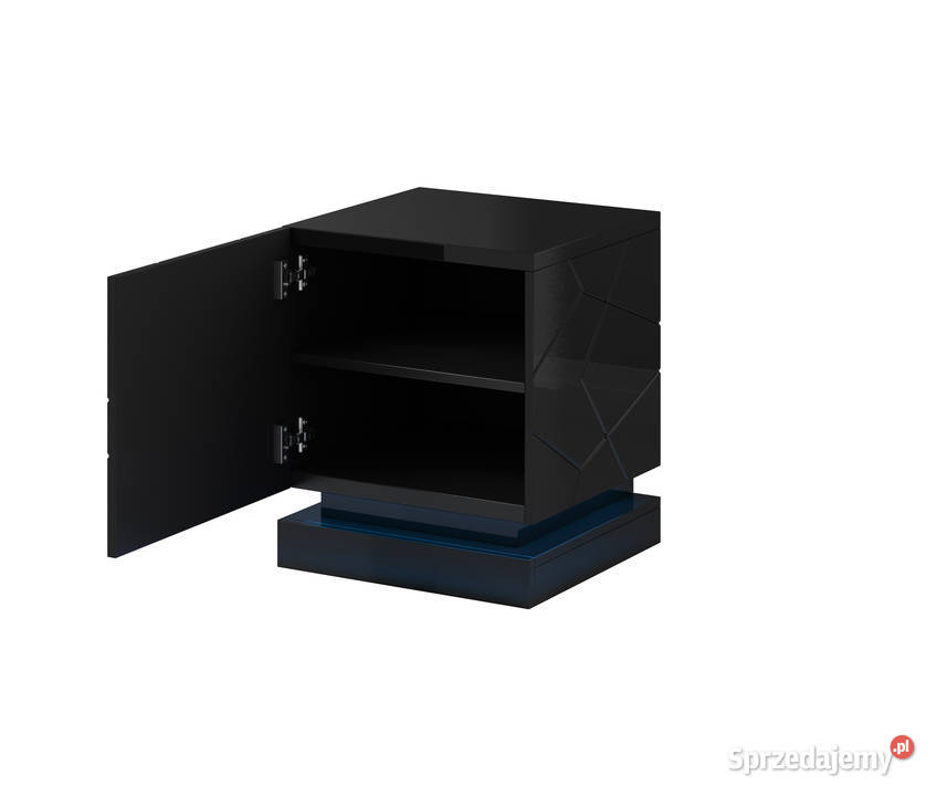 Szafki nocne QIU czarne Rzeszów sprzedam