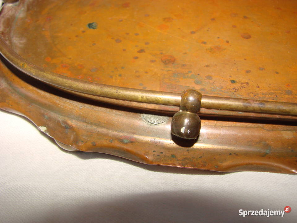 miedziana tacka Rękodzieło Pruszcz Gdański sprzedam
