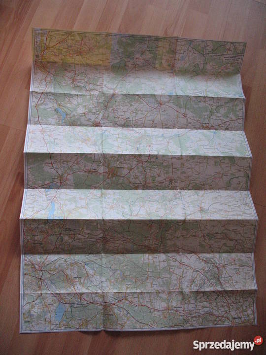 Jura Krakowsko Częstochowska mapa turystyczna Chorzów