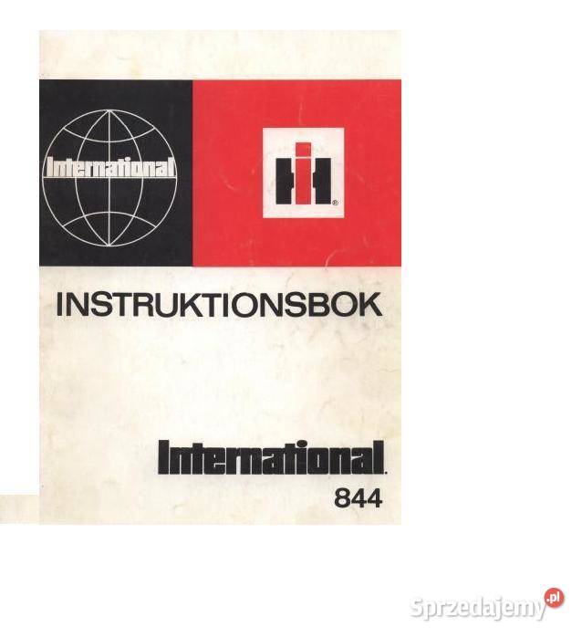 CASE IH 844 845 instrukcja obsługi wysyłka Kielce sprzedam