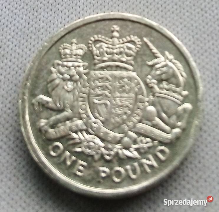 WIELKA BRYTANIA ONE POUND2015 r HERB KRÓLEWSKI2 Legionowo sprzedam