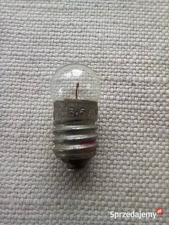 Żarówka choinkowa 135V 026A z czasów PRLu Tomaszów Lubelski